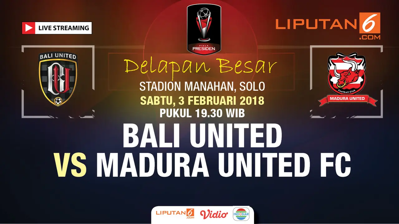 Live Streaming Bali United vs Madura United FC