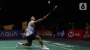 Kekalahan ini membuat Anthony Sinisuka Ginting tersingkir dari Indonesia Open 2024. (Liputan6.com/Herman Zakharia)