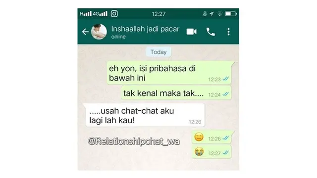 Obrolan Lucu Saat Ditolak Pasangan Ini Bikin Ketawa Miris
