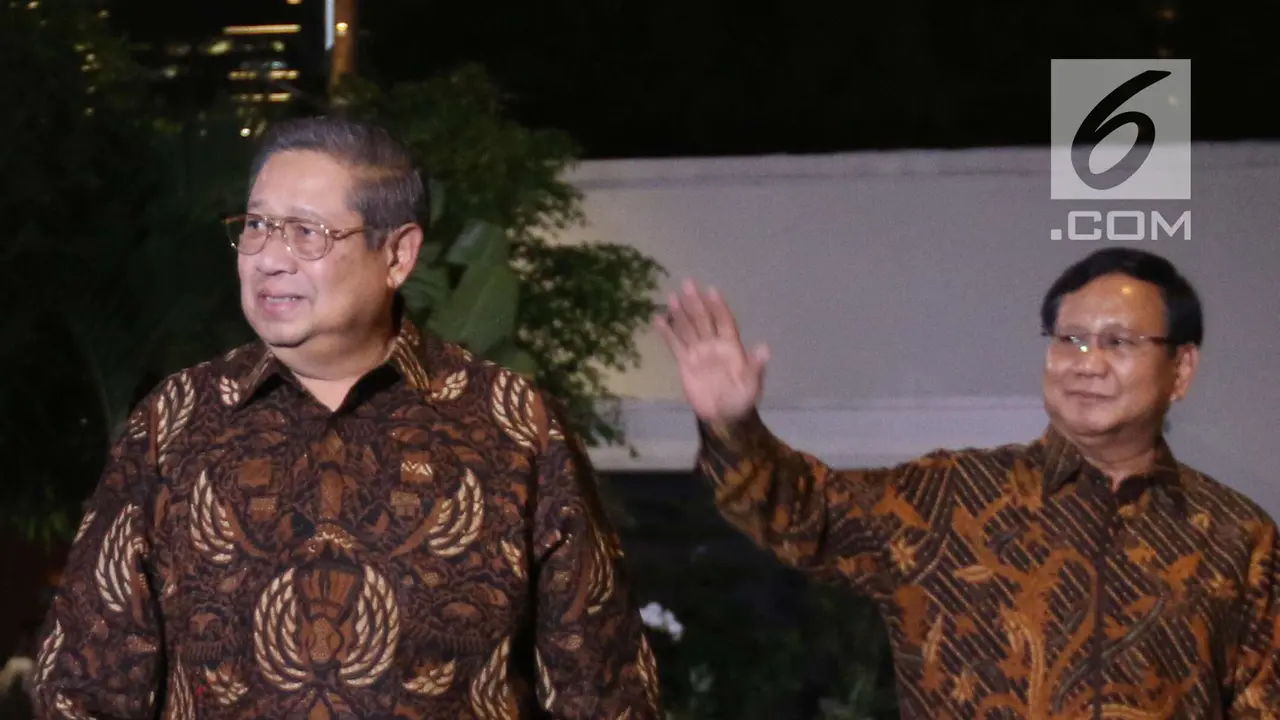 SBY Sambut Kehadiran Prabowo
