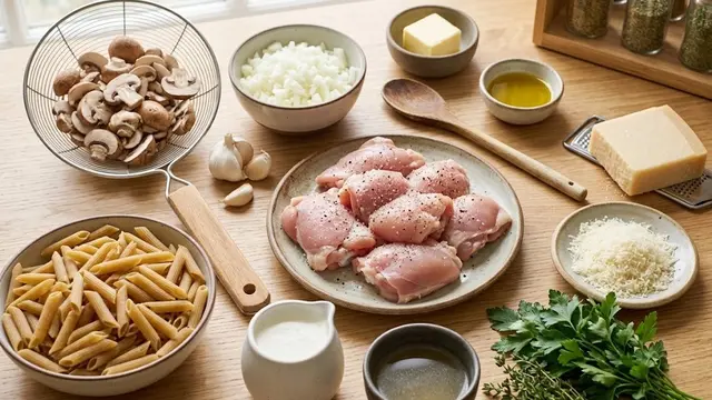 Resep chicken mushroom