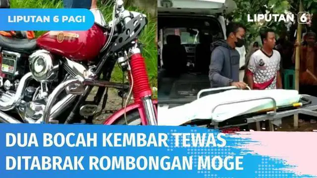 VIDEO: Hasan dan Husen, 2 Bocah Kembar Tewas Ditabrak Moge Harley Davidson
