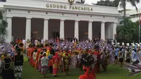Presiden Joko Widodo memimpin upacara peringatan Hari Kelahiran Pancasila, Sabtu 1 Juni 2019. (Lizsa Egeham)