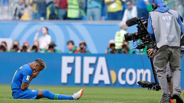 Tangisan Neymar Usai Lawan Kosta Rika