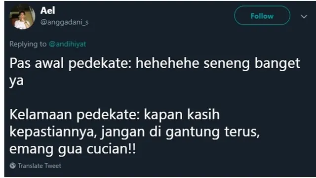 6 Curhatan Netizen Beda Awal PDKT vs Kelamaan PDKT, Bikin Nyesek