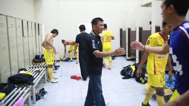 Kemeriahan Diloker Room Sriwijaya FC