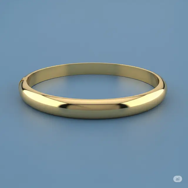 Model Gelang Emas Bangle 6 Gram Paling Memikat.