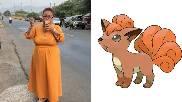 6 Gaya Fashion Bude Sumiyati yang Dianggap Netizen Mirip Karakter Pokemon