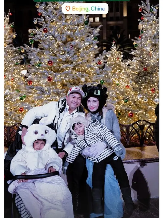 6 Artis Ini Rayakan Natal 2024 di Luar Negeri, Penuh Bahagia Bareng Anak