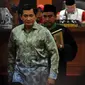 Dirut Utama PT Freeport Maroef Sjamsoeddin usai disumpah saat sidang sebagai saksi di MKD DPR RI, Jakarta, Kamis (12/3). Maroef  bersaksi terkait kasus dugaan pelanggaran etik yang dilakukan ketua DPR Setya Novanto. (Liputan6.com/Johan Tallo)