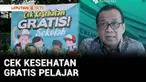 Mulai hari ini, anak-anak Indonesia akan mendapat cek kesehatan gratis sekolah, mulai dari tingkat SD hingga SMA, termasuk Madrasah, pesantren, serta Sekolah Rakyat. Tak hanya kesehatan tubuh, pemeriksaan juga meliputi kesehatan jiwa.