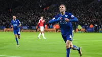 Bobol Gawang MU, Vardy Cetak Rekor di Premier League