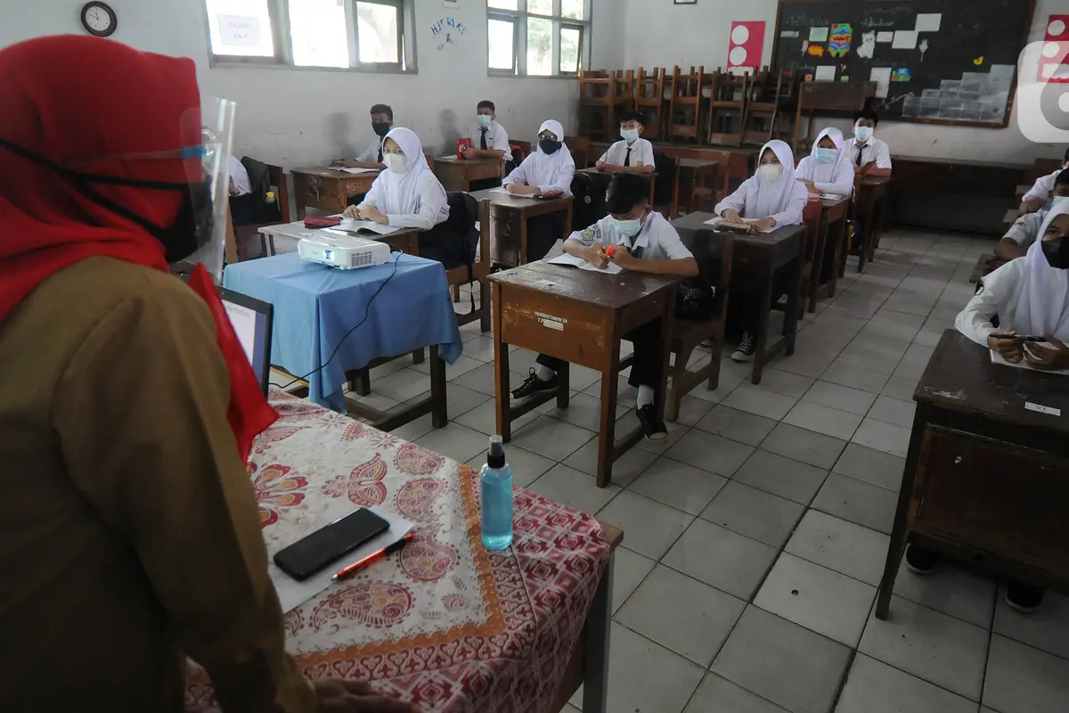 FOTO: Pemkot Bogor Uji Coba Pendidikan Tatap Muka di 37 Sekolah