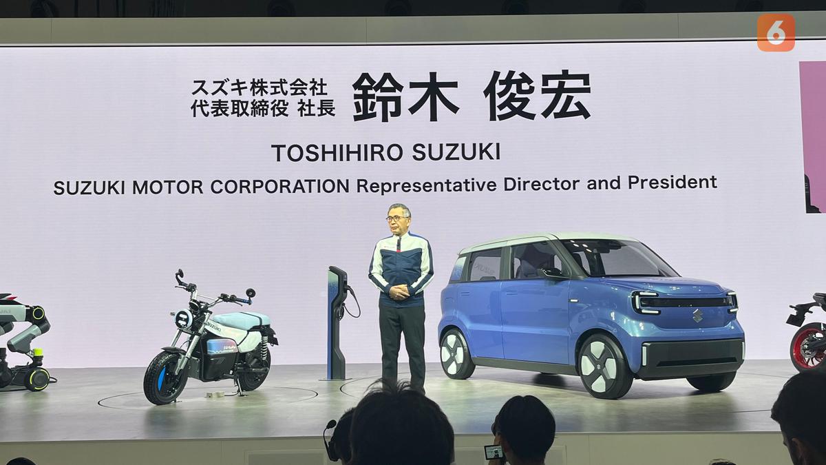 Laporan Liputan6.com dari Tokyo: Suzuki Tampilkan Beragam Kendaraan Konsep di JMS 2025