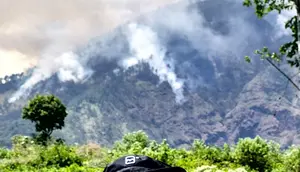 Penyebab Kebakaran Gunung Kawi Sulit Padam