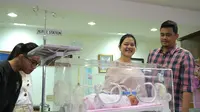 Preskon melahirkan Kahiyang Ayu dan Bobby Nasution (Deki Prayoga/bintang.com)