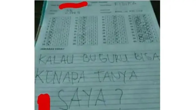6 Jawaban Murid Pasrah di Soal Ulangan Esai Ini Bikin Elus Dada