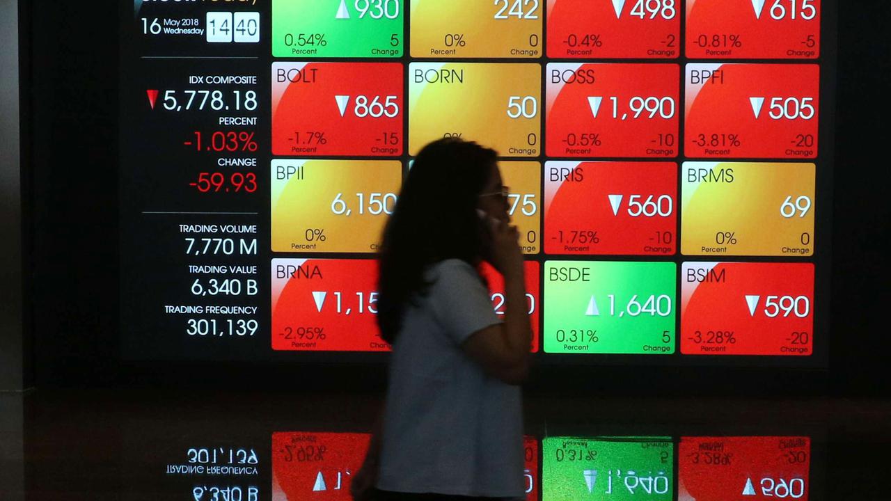 Terjebak di Zona Merah, IHSG Ditutup Naik 3,34 Poin