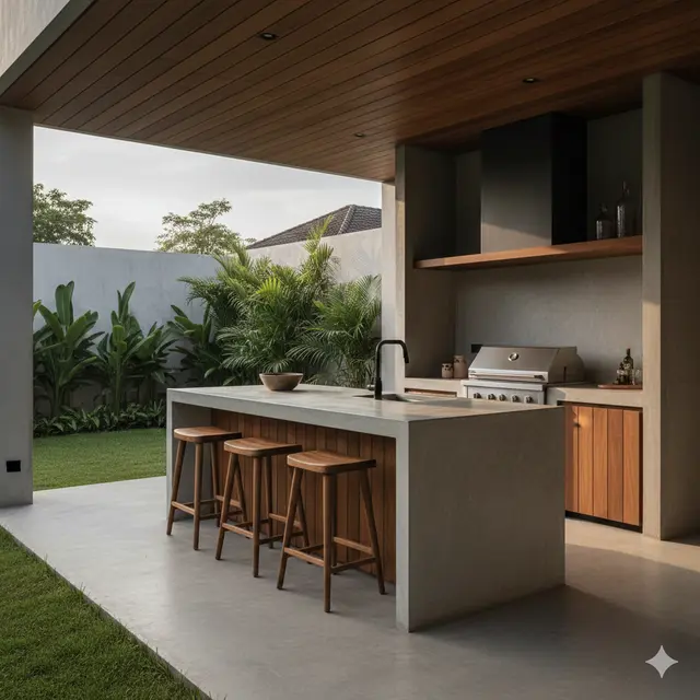Model Kitchen Set Outdoor