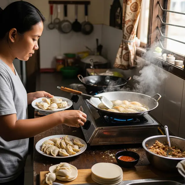 Cara Membuat Isian Ayam Pedas