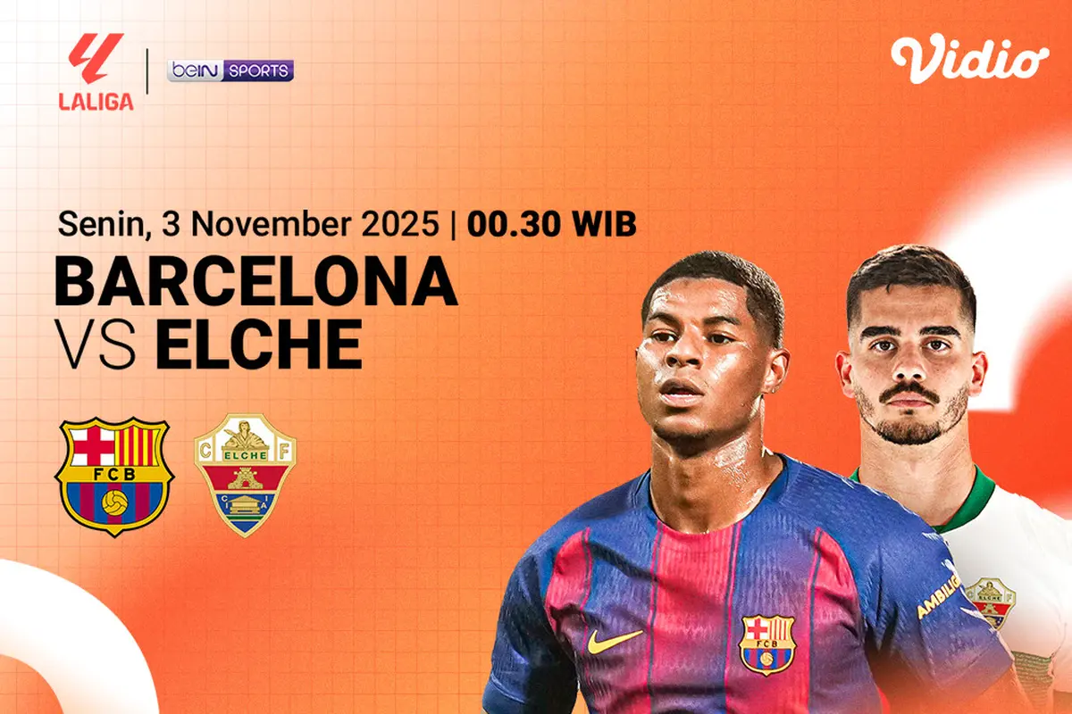 Saksikan Barcelona vs Elche eksklusif di Vidio. (dok. vidio.com)