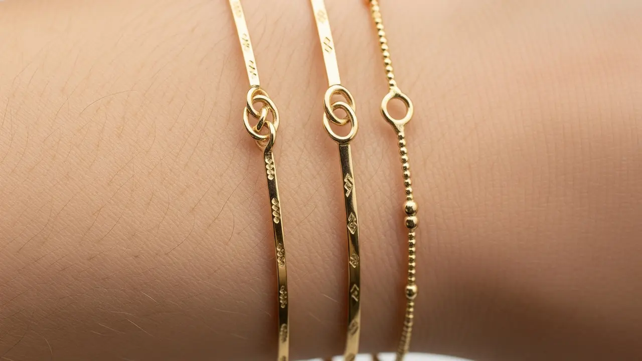 6 Model Gelang Emas 1 Gram Dewasa yang Unik dan Elegan