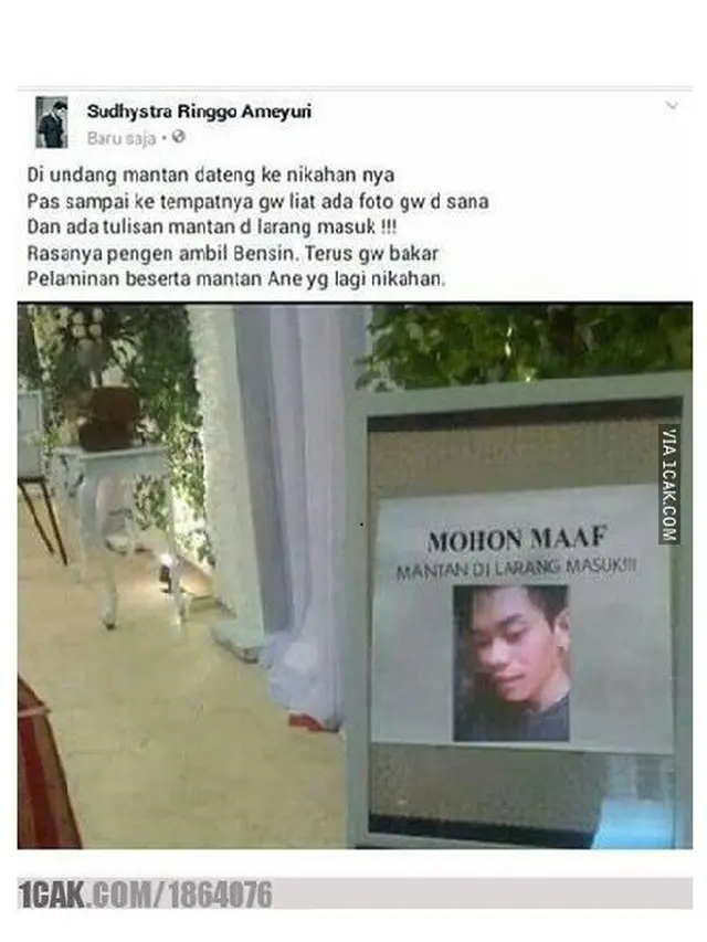 6 Tulisan Dilarang Masuk Ini Nyelenehnya Bikin Tepuk Jidat