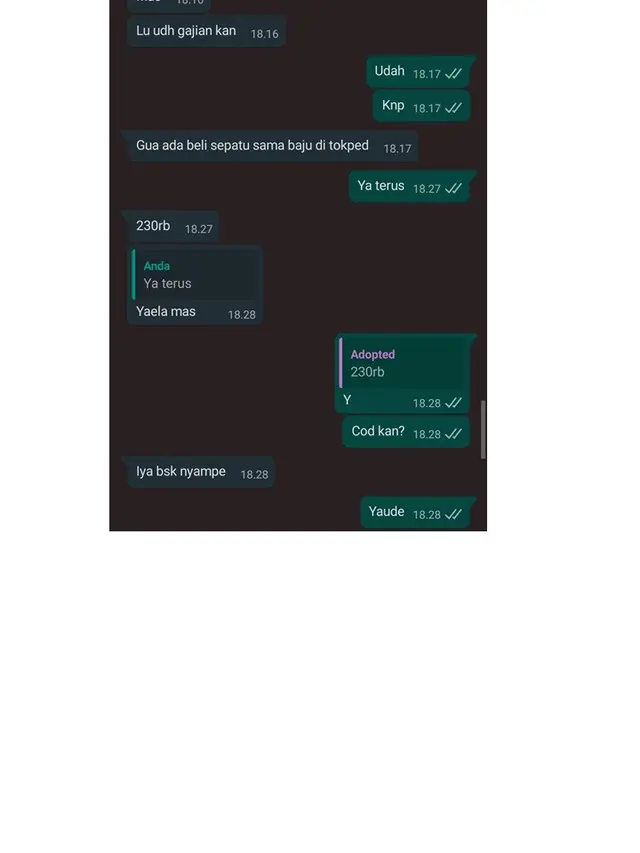 7 Isi Chat Kakak dan adik Ini Bikin Senyum Sendiri