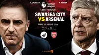 Susunan Pemain Swansea City v Arsenal