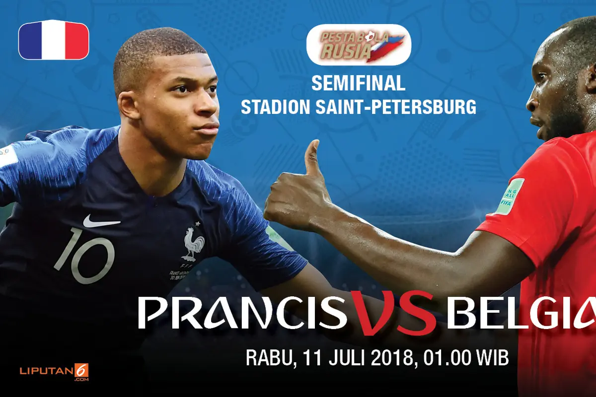 Prediksi Prancis vs Belgia