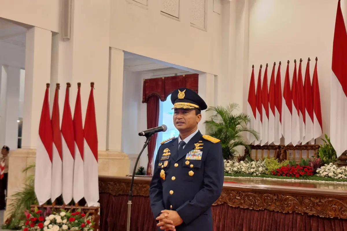 Marsekal Tonny Harjono mengungkapkan arahan dari Presiden Joko Widodo atau Jokowi, usai dilantik menjadi Kepala Staf Angkatan Udara (KSAU).