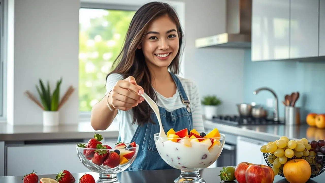 resep salad buah enak