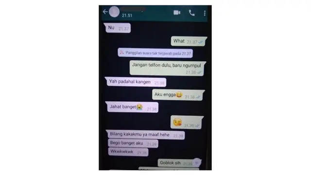 Cewek Labrak Orang yang Dekat (Sumber: Twitter)