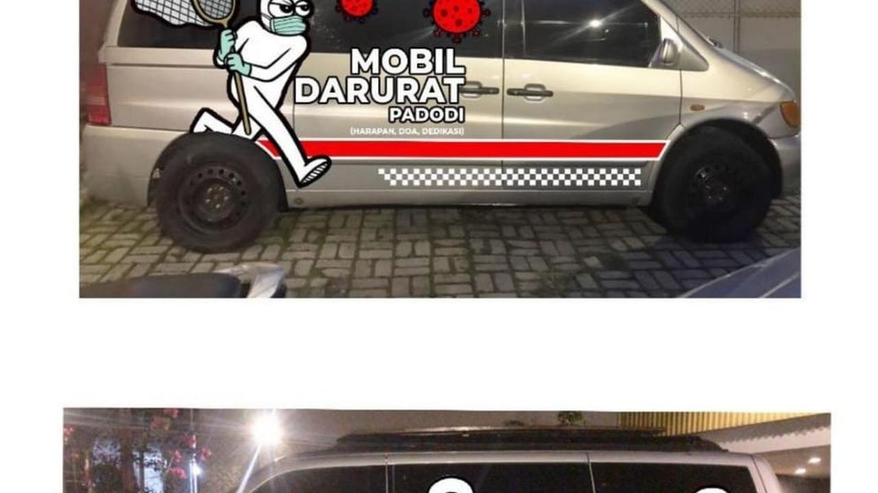 Ambulans daruat padodi milik Ananda Omesh (instagram @omeshomesh)