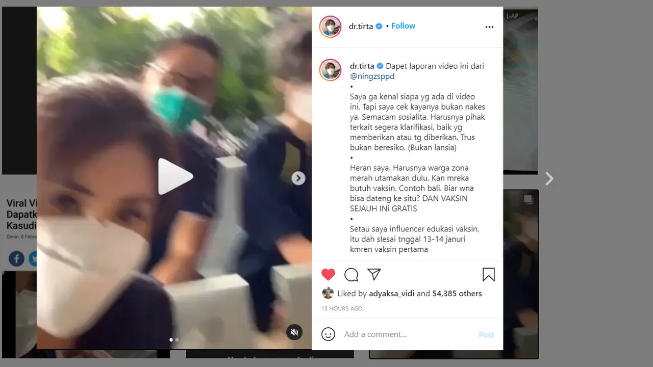 Helena Lim, Helena Lim Divaksin, Vaksin, Vaksin COVID-19, Vaksinasi COVID-19, Vaksinasi
