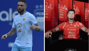 Layvin Kurzawa dan Shayne Pattynama. (Bola.com/Erwin Snaz/dok. Persija Jakarta)