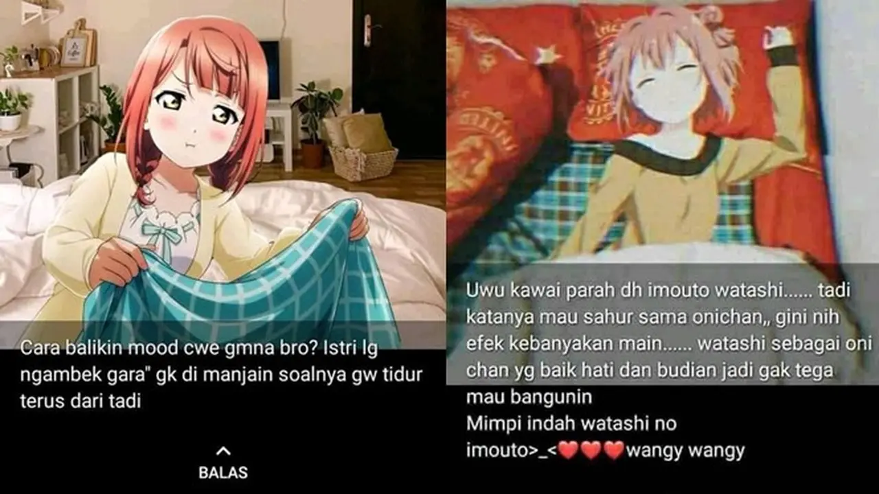6 Status WhatsApp Pencinta Anime Ini Halu Banget, Bikin Geleng Kepala