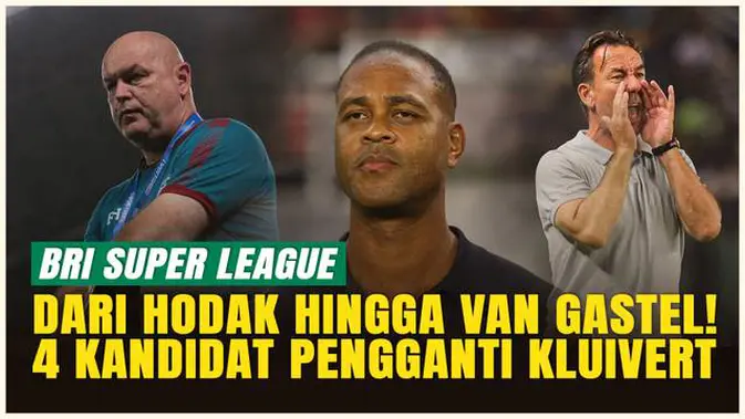 Dari Bojan Hodak hingga Van Gastel, 4 Pelatih BRI Super League yang Bisa Gantikan Patrick Kluivert di Timnas Indonesia