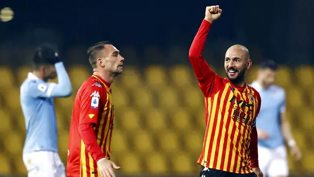 Foto Liga Italia: Lazio Tertahan di Markas Benevento