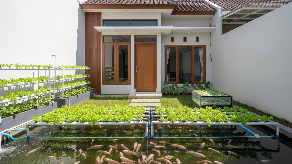 Sistem Aquaponik Ikan Nila dan Selada yang Cocok untuk Pemula di Rumah Minimalis