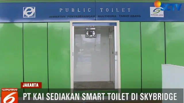 Smart toilet ini dilengkapi indikator gerak untuk mengetahui ada tidaknya orang yang sedang menggunakan.