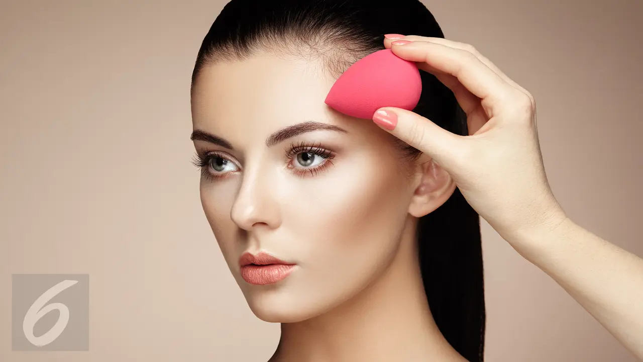 Ilustrasi spons makeup