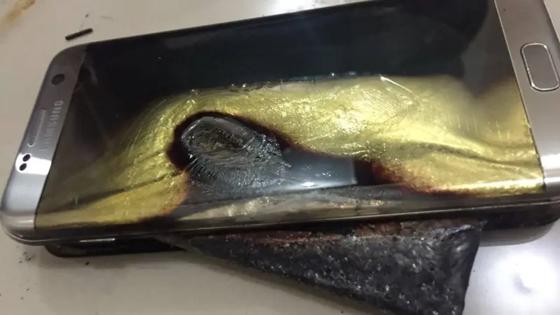 Samsung terbakar