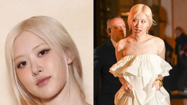 Momen Rose BLACKPINK hadiri Paris Fashion Week. (credit:instagram.com/roses_are_rosie)