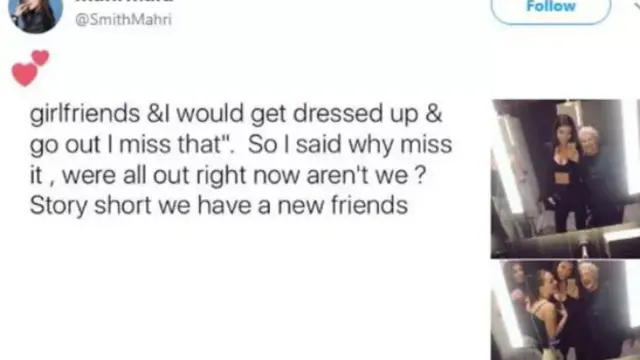 Girld squad ini di isi cewek-cewek kece dengan body "oke", tapi ada satu anggotanya yang paling menarik perhatian netizen. (Foto: Twitter/@mahrmaid)