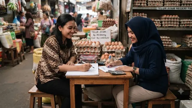 Menjual Telur (AI Generated)