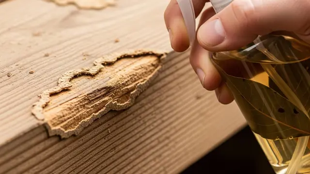 Cara Mengusir Rayap dengan Daun Salam Kering (Image by Gemini AI)