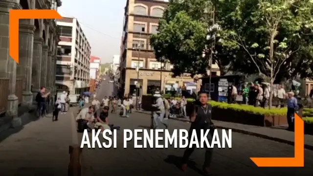 VIDEO: Mencekam, Detik-Detik Demonstran Meksiko Ditembak Mati