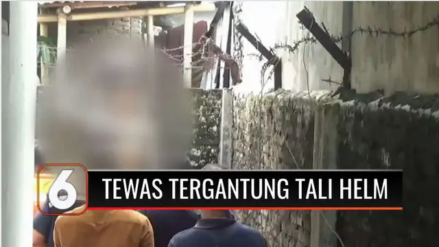 VIDEO: Seorang Wanita Ditemukan Tewas Tergantung Tali Helm yang Tersangkut di Tembok Berduri