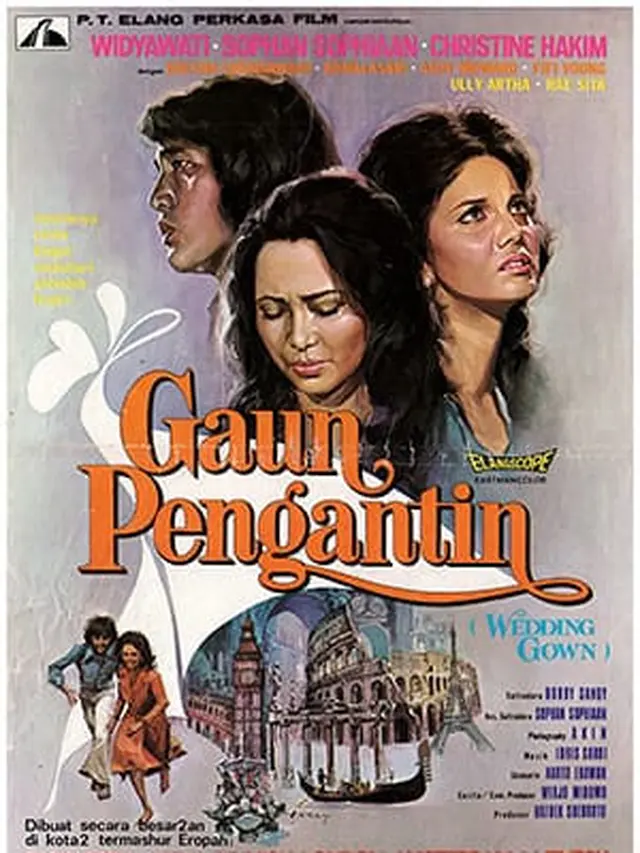 Poster film Gaun Pengantin. (Foto: Dok. Koleksi Pribadi Daniel Irawan)